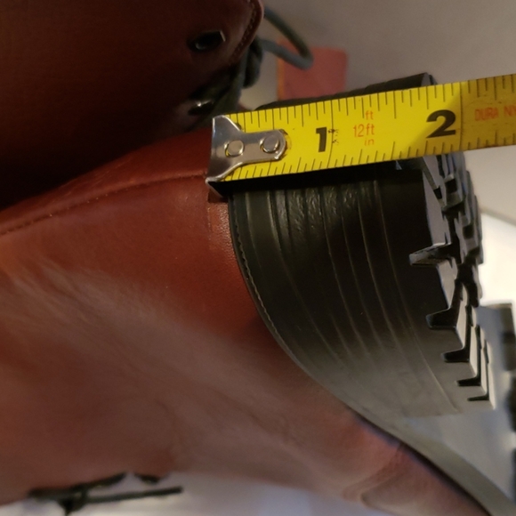 Eddie Bauer NEW Lug Sole Lace Up Leather Boot Women's 10 Burgundy USA 🎉HPx2🎉 - Picture 16 of 16